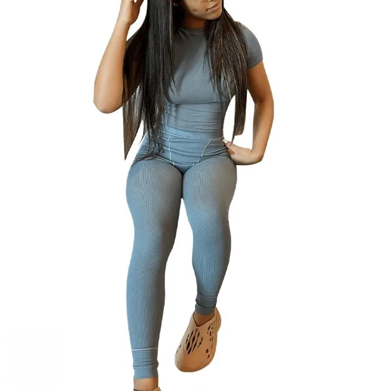 African Suit Casual Women's Solid Color Short Sleeved T Shirt Long Pants Two Piece Suit Round Neck Slim Fit Tracksuit Set Spring
African Suit Casual Women's Solid Color Short Sleeved T Shirt Long Pants Two Piece Suit Round Neck Slim Fit Tracksuit Set Spring