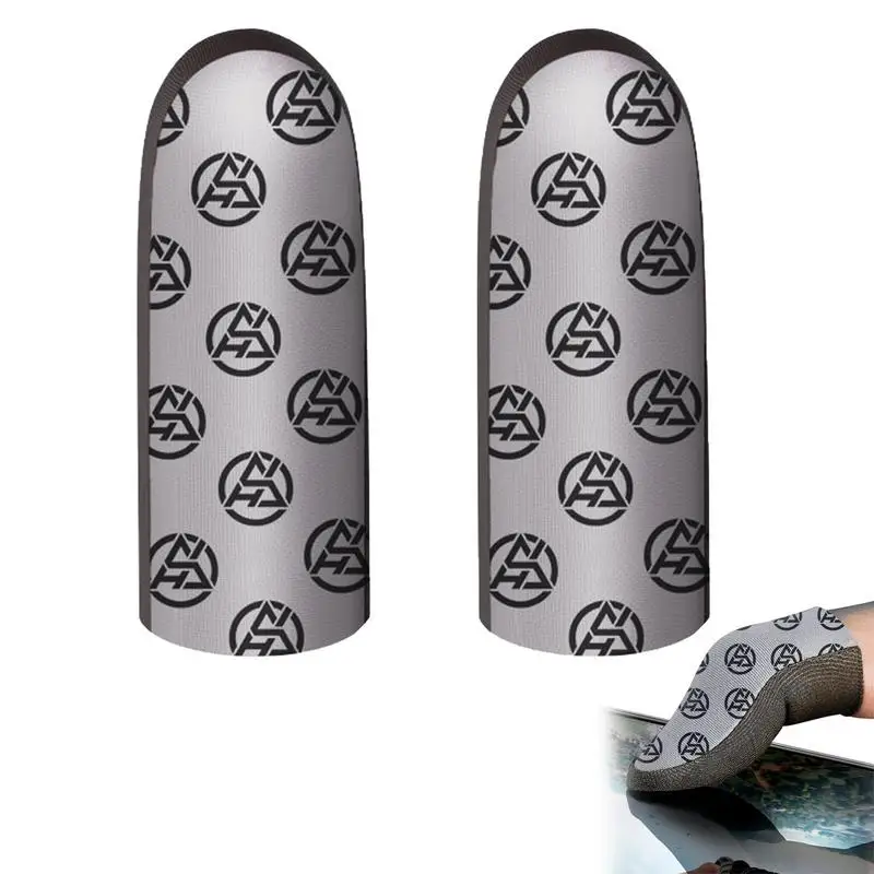 Finger Sleeve Silver FiberFingertips 0.3mm Extremely Thin Breathable Anti-slip Thumb Sleeve Game Touchscreen
Finger Sleeve Silver FiberFingertips 0.3mm Extremely Thin Breathable Anti-slip Thumb Sleeve Game Touchscreen