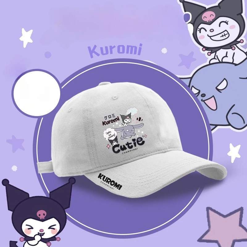 Kawaii Sanrios Kuromi Baseball Cap Anime Cute Cartoon Hats Casual Versatile Peaked Caps Y2k Sun Hat Big Head Circumference New
Kawaii Sanrios Kuromi Baseball Cap Anime Cute Cartoon Hats Casual Versatile Peaked Caps Y2k Sun Hat Big Head Circumference New