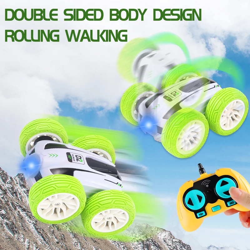 Double Side RC Car Toy 2.4G Radio Remote Control Stunt Cars 360° Reversal Vehicle Model Toys For Children Boy
Double Side RC Car Toy 2.4G Radio Remote Control Stunt Cars 360° Reversal Vehicle Model Toys For Children Boy