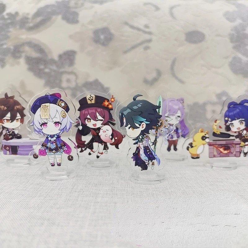 Anime KeyChain Men Genshin Impact Key Chain Women Plate Desk Decor Interlayer Acrylic Standing Collection Ornament Accesorios
Anime KeyChain Men Genshin Impact Key Chain Women Plate Desk Decor Interlayer Acrylic Standing Collection Ornament Accesorios
