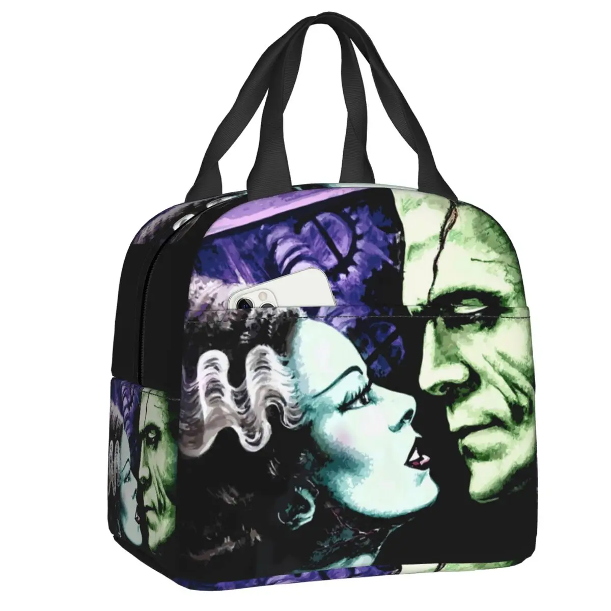 Bride Of Frankenstein Insulated Lunch Bag for Women Resuable Horror Movie Cooler Thermal Lunch Box Kids School Children
Bride Of Frankenstein Insulated Lunch Bag for Women Resuable Horror Movie Cooler Thermal Lunch Box Kids School Children