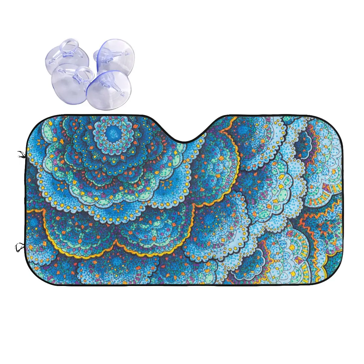 Bohemian Mandala Pattern Sunshade Windscreen Boho Retractable Car Front Window Visor Car Sunshade Ice Shield Dust Protection
Bohemian Mandala Pattern Sunshade Windscreen Boho Retractable Car Front Window Visor Car Sunshade Ice Shield Dust Protection