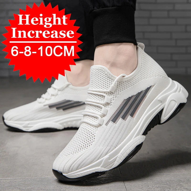 Summer Breathable Sneakers Men Elevator Shoes Hidden Heels Casual Heightending Shoes For Male 10CM 8CM 6CM Height Taller Shoes
Summer Breathable Sneakers Men Elevator Shoes Hidden Heels Casual Heightending Shoes For Male 10CM 8CM 6CM Height Taller Shoes