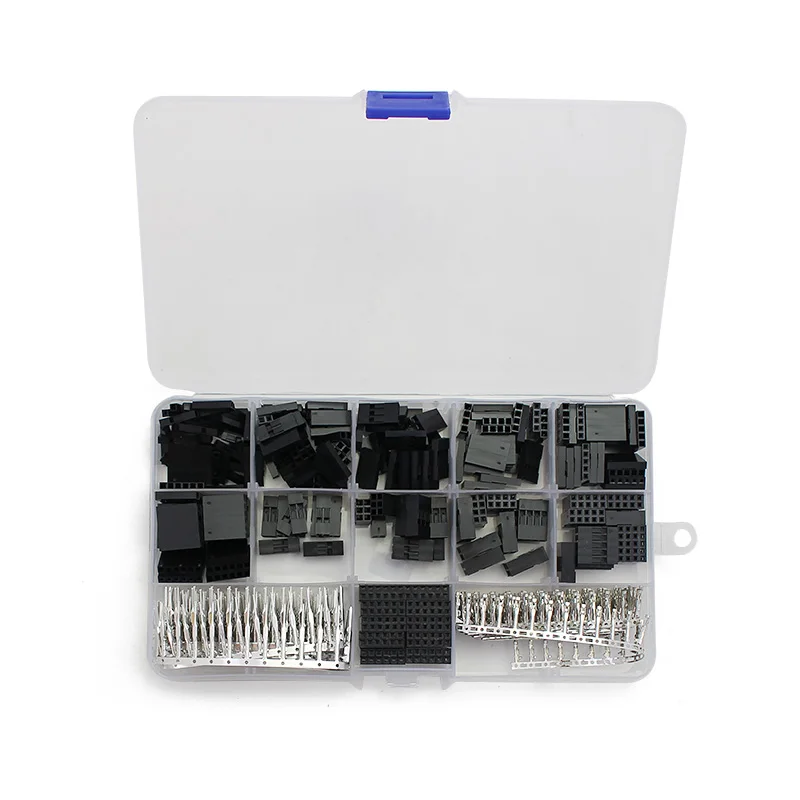 620pcs 2.54mm Dupont Jumper Header Connector Kit with Male/Female Terminals, Dupont Connector Assortment Kit for DIY electronic
620pcs 2.54mm Dupont Jumper Header Connector Kit with Male/Female Terminals, Dupont Connector Assortment Kit for DIY electronic