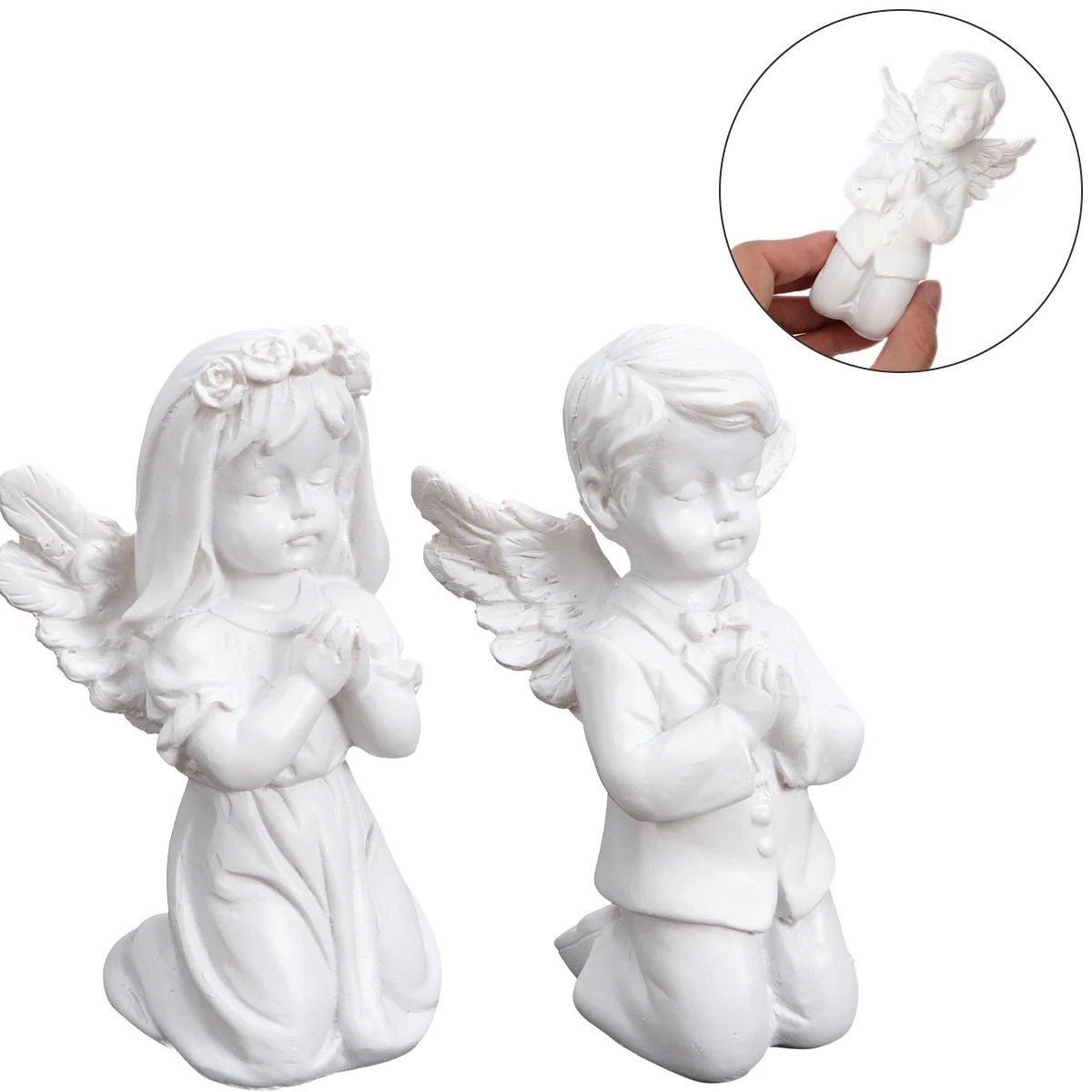 Praying Cherub Cute Angel Small Ornaments Prayer Little Pair Home Decorations Crafts
Praying Cherub Cute Angel Small Ornaments Prayer Little Pair Home Decorations Crafts