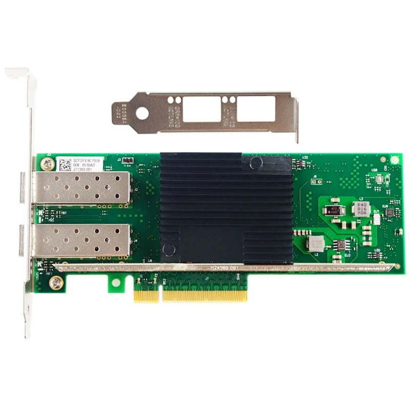 10 Гб PCI-E сетевой адаптер, двойной SFP + порт, с чипсетом X710-BM2, PCI Express X8 Ethernet LAN адаптер
10 Гб PCI-E сетевой адаптер, двойной SFP + порт, с чипсетом X710-BM2, PCI Express X8 Ethernet LAN адаптер