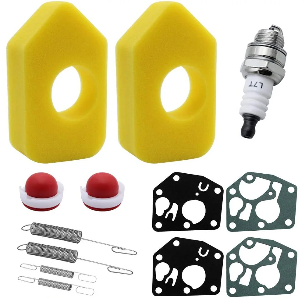 13Pcs Foam Air Filters Kit Lawn Mower Replacement Parts Foam Air Filters Gaskets Springs Set 495770 5083H 5083K 795083
13Pcs Foam Air Filters Kit Lawn Mower Replacement Parts Foam Air Filters Gaskets Springs Set 495770 5083H 5083K 795083