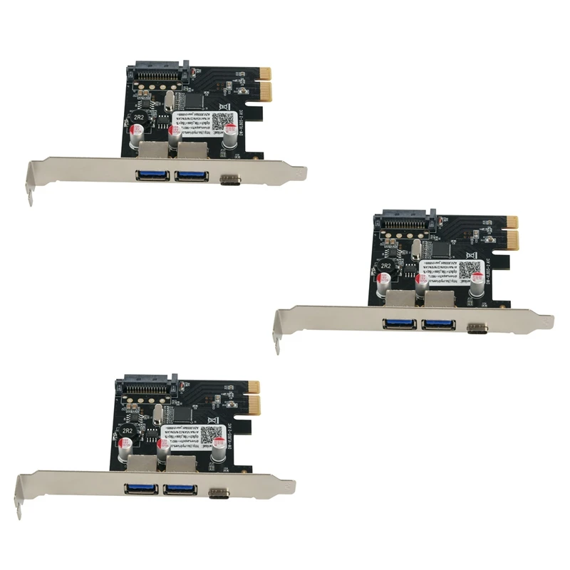 3X USB 3.1 Type C Pcie Expansion Card PCI-E To 1 Type C And 2 Type A 3.0 USB Adapter PCI Express Controller Hub
3X USB 3.1 Type C Pcie Expansion Card PCI-E To 1 Type C And 2 Type A 3.0 USB Adapter PCI Express Controller Hub