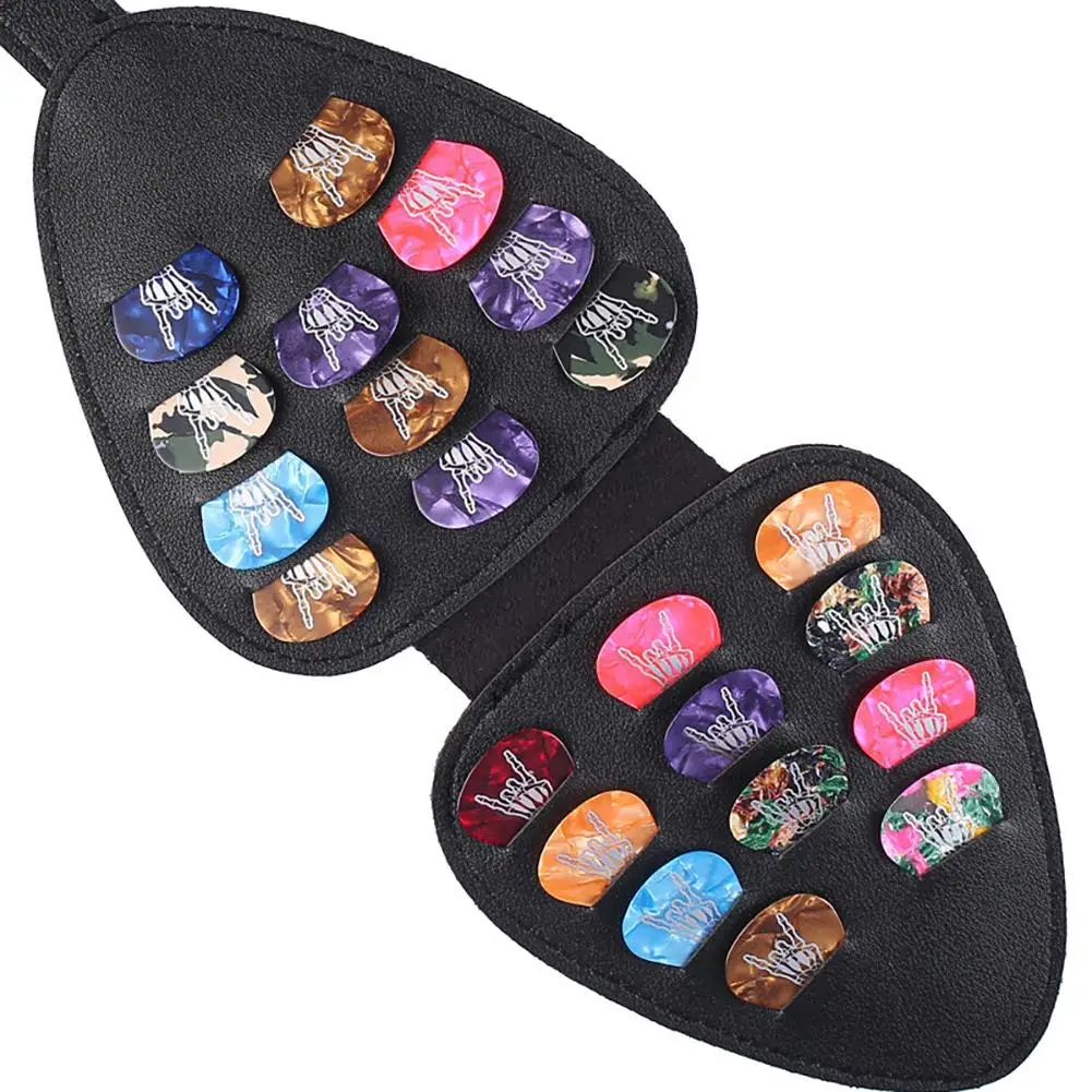 Guitar Picks Holder Case Bag Organizer Box Holds 22 Picks Pu Leather Portable Guitar Plectrums Storage Pouch
Guitar Picks Holder Case Bag Organizer Box Holds 22 Picks Pu Leather Portable Guitar Plectrums Storage Pouch