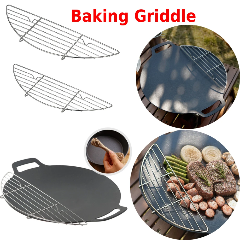 Baking Griddle Anti-scorch Grilling Mesh Steaming Rack Camping Cooking Baking Net Food Rack Fire Cooking Grill BBQ Grate
Baking Griddle Anti-scorch Grilling Mesh Steaming Rack Camping Cooking Baking Net Food Rack Fire Cooking Grill BBQ Grate