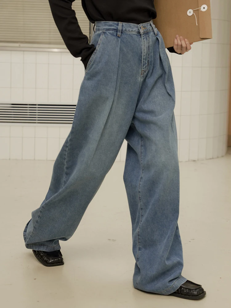 Fashion High Waist Jeans Women Loose Casual Denim Straight Wide Leg Pants 2023 Autumn Han Edition Loose Casual Trousers Female
Fashion High Waist Jeans Women Loose Casual Denim Straight Wide Leg Pants 2023 Autumn Han Edition Loose Casual Trousers Female