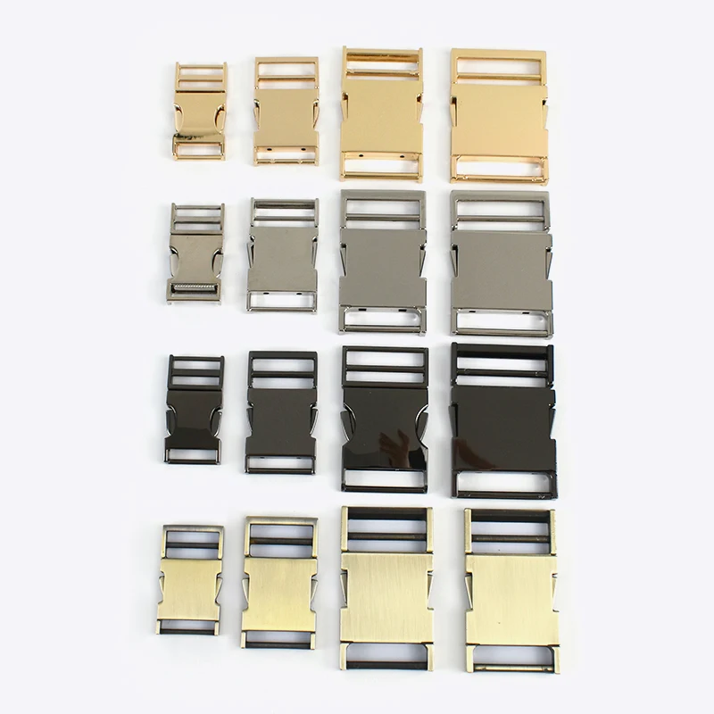 Meetee 2Pcs 10-49mm Metal Quick Side Release Buckle Clasps Bag Strap Purse Clip Clasp Webbing Adjust Hook Belt Buckles Accessory
Meetee 2Pcs 10-49mm Metal Quick Side Release Buckle Clasps Bag Strap Purse Clip Clasp Webbing Adjust Hook Belt Buckles Accessory