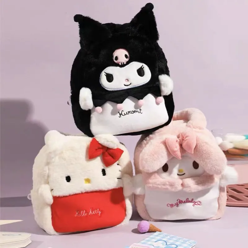 New Sanrio My Melody Plush Toy Cartoon Handbag Girls Sweet and Cute Bag Foreign Style Kuromi Storage Bag
New Sanrio My Melody Plush Toy Cartoon Handbag Girls Sweet and Cute Bag Foreign Style Kuromi Storage Bag
