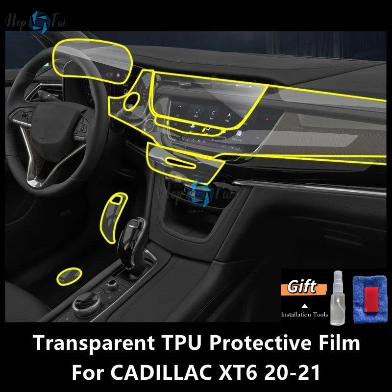 For CADILLAC XT6 20-21 Car Interior Center Console Transparent TPU Protective Film Anti-scratch Repair Film Accessories Refit
For CADILLAC XT6 20-21 Car Interior Center Console Transparent TPU Protective Film Anti-scratch Repair Film Accessories Refit
