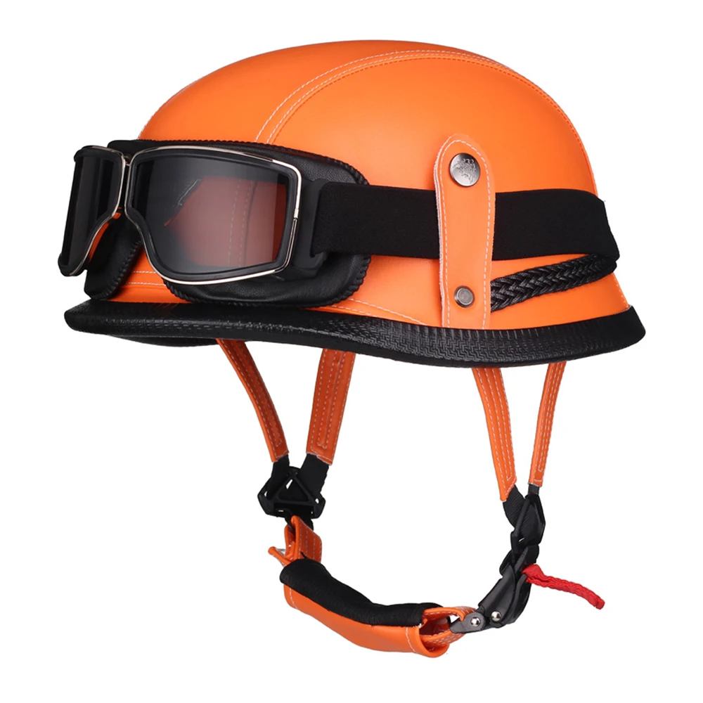 2022 Cascos Para Moto German Capacete De Moto Men And Women Helmet Motorcycle Pattern Men's Motorcycle Helmet Open Face Orange 
2022 Cascos Para Moto German Capacete De Moto Men And Women Helmet Motorcycle Pattern Men's Motorcycle Helmet Open Face Orange