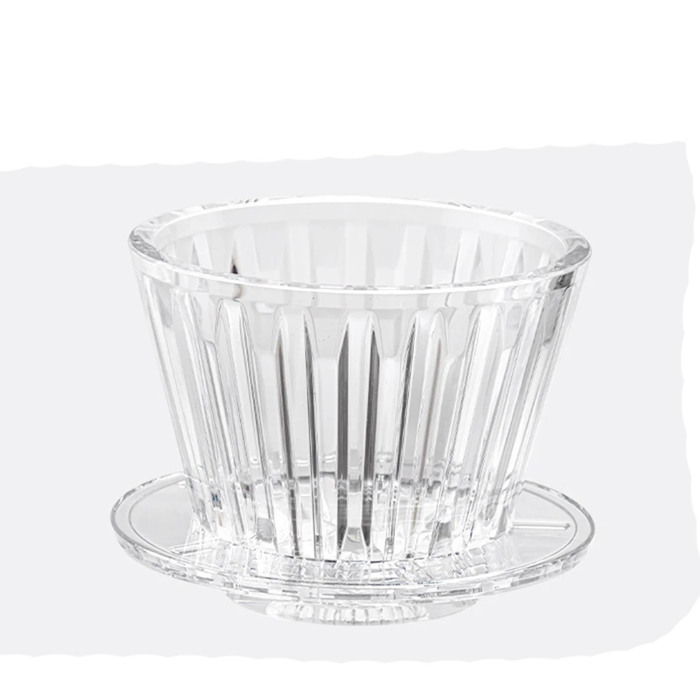 B75 Wave Coffee Dripper Crystal Eye Pour Over Coffee Filter PCTG 1-2 Cups Coffee Maker Increase Uniformity Transparent
B75 Wave Coffee Dripper Crystal Eye Pour Over Coffee Filter PCTG 1-2 Cups Coffee Maker Increase Uniformity Transparent