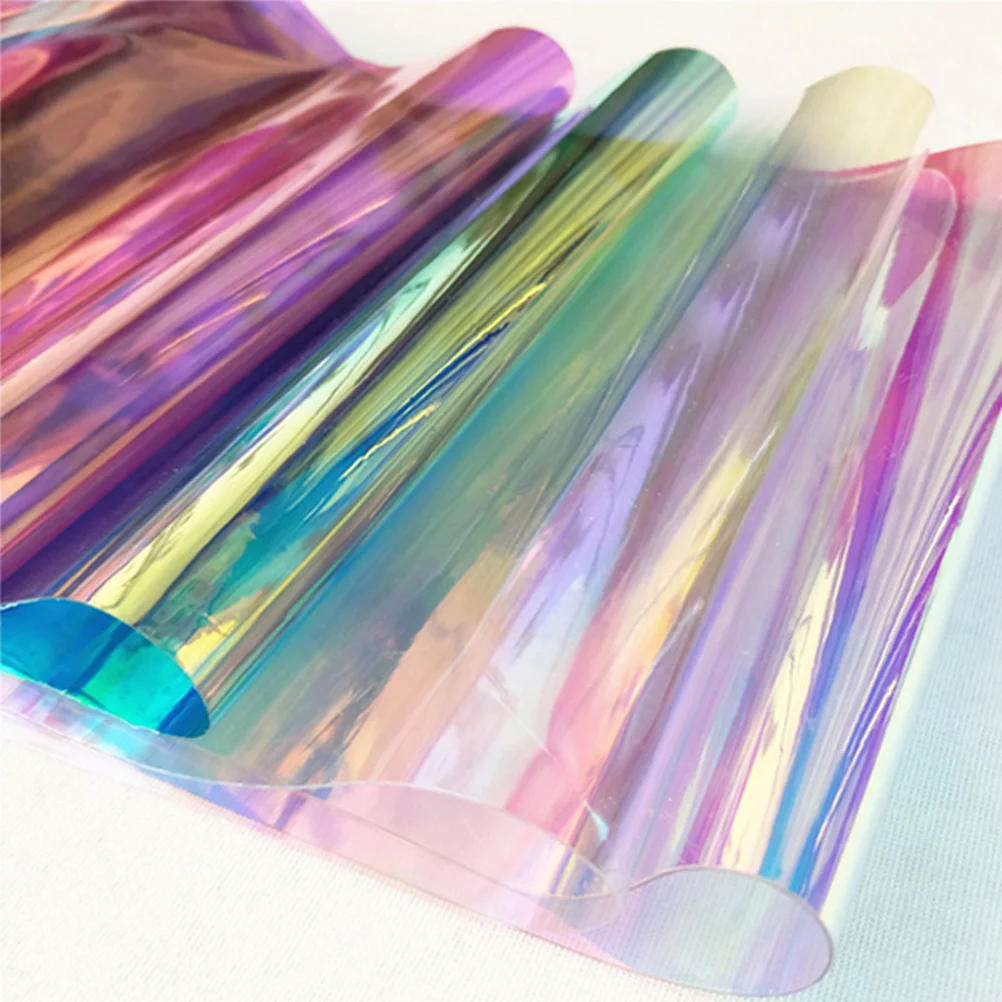 Film Rainbow Fabric Transparent Window Pvc Iridescent Clear Diy A4 Wrap Cellophane Clothing Luggage Glitter Sheet
Film Rainbow Fabric Transparent Window Pvc Iridescent Clear Diy A4 Wrap Cellophane Clothing Luggage Glitter Sheet