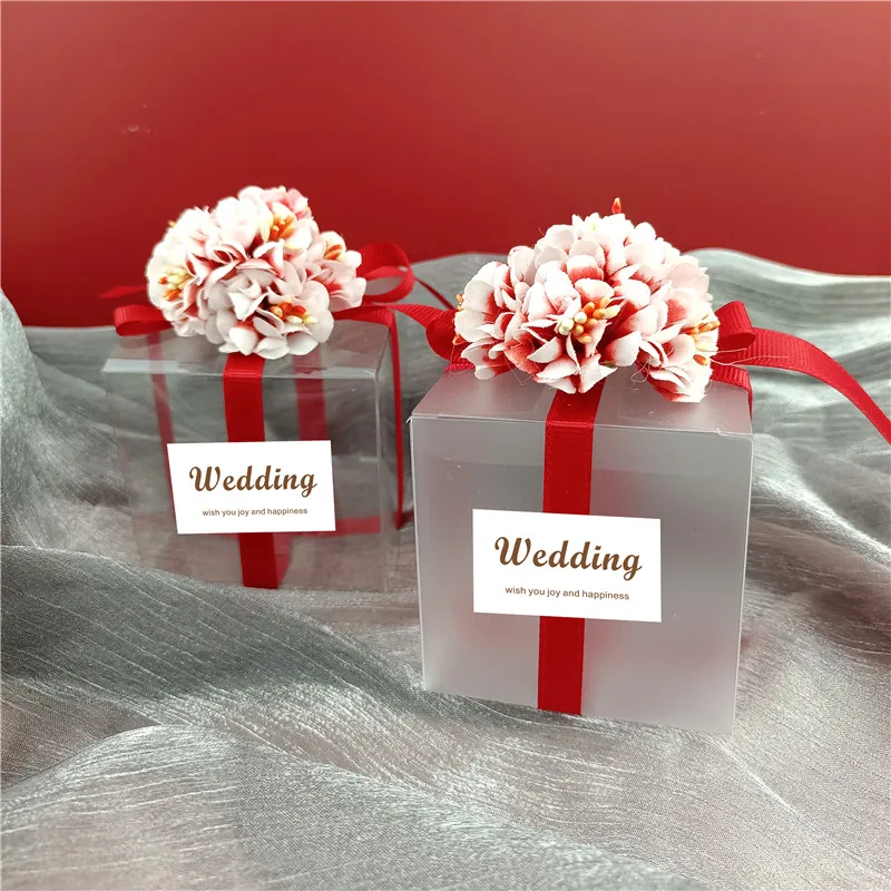 24pcs/lot Frosted PVC Gift Box for Wedding Souvenirs Decoration Candy Boxes with Gradient Artificial Flower Threaded Ribbon
24pcs/lot Frosted PVC Gift Box for Wedding Souvenirs Decoration Candy Boxes with Gradient Artificial Flower Threaded Ribbon