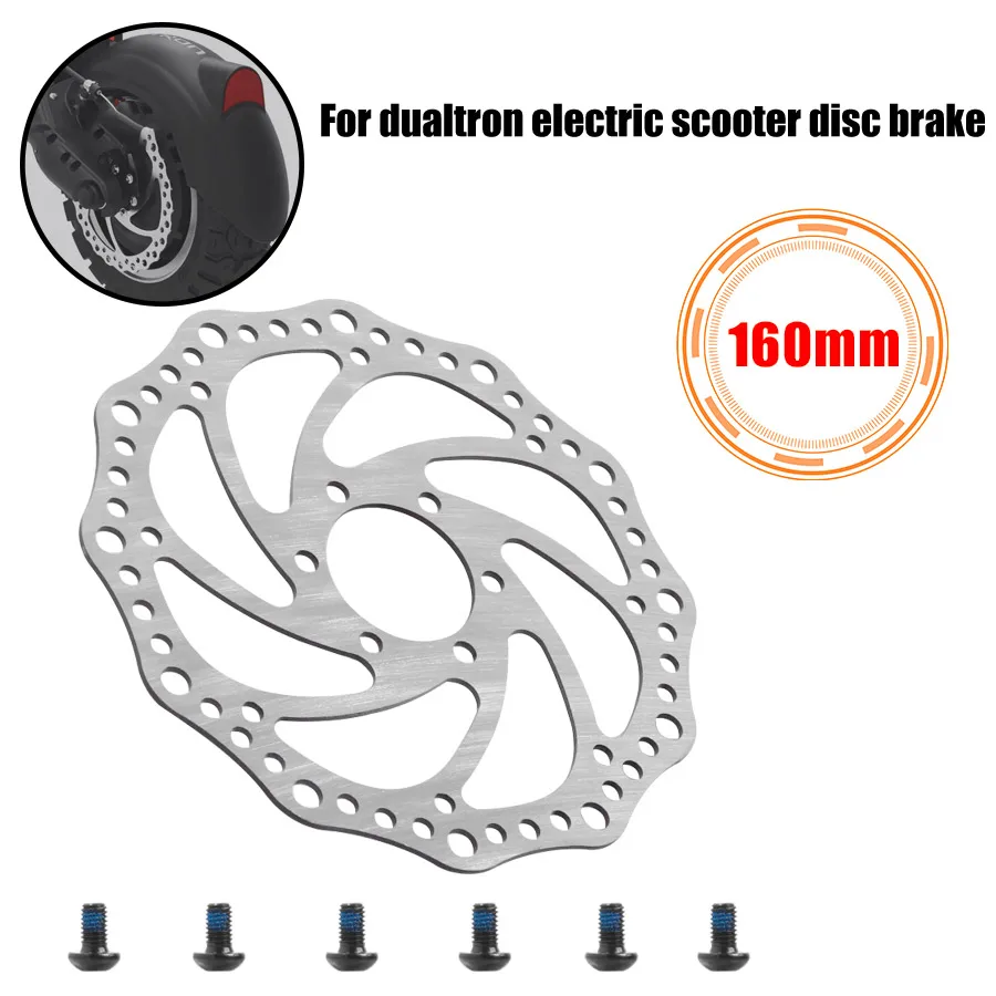 For Dualtron Scooter 160mm 6 Hole Medium Round Disc Brake With Screw For Dualtron Thunder Ultra Scooter Disc Brake Refitted Disc
For Dualtron Scooter 160mm 6 Hole Medium Round Disc Brake With Screw For Dualtron Thunder Ultra Scooter Disc Brake Refitted Disc