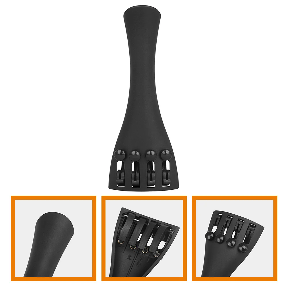 2 Pcs Practical Cello Tailpiece 4-hole Durable Accessories Replacement Bridge Carbon Fiber Instruments Parts
2 Pcs Practical Cello Tailpiece 4-hole Durable Accessories Replacement Bridge Carbon Fiber Instruments Parts
