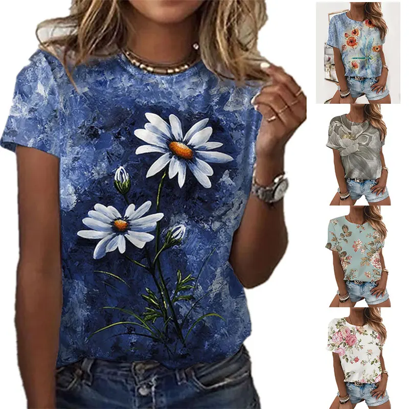 7Xl Oversized 3D Floral Printed Women T Shirt Casual Loose Short Sleeve Ladies Plus Size Streetwear O-Neck Tops Mujer Camisetas
7Xl Oversized 3D Floral Printed Women T Shirt Casual Loose Short Sleeve Ladies Plus Size Streetwear O-Neck Tops Mujer Camisetas