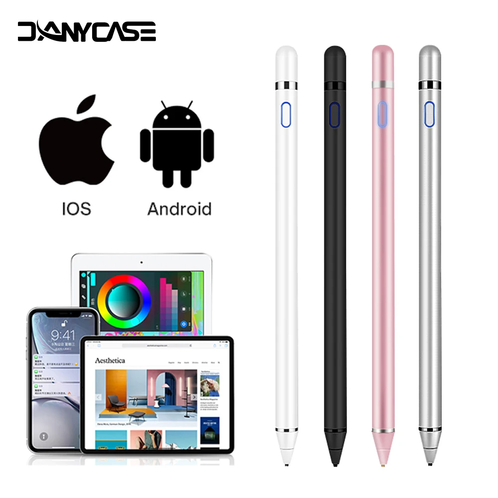 Для iPad карандаш стилус для Apple сенсорная ручка телефона Pro Samsung Huawei Xiaomi планшета