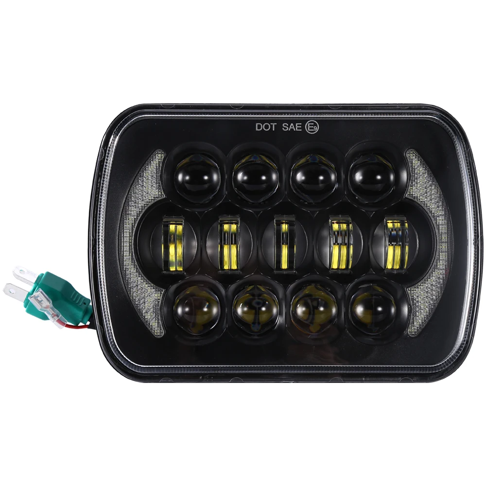 LED6485 5*7'' LED Replacement For Sealed Beam With DRL 3500lm High Low Beam Waterproofed LED Headlamp For Jeep Wrangler JK 07+
LED6485 5*7'' LED Replacement For Sealed Beam With DRL 3500lm High Low Beam Waterproofed LED Headlamp For Jeep Wrangler JK 07+