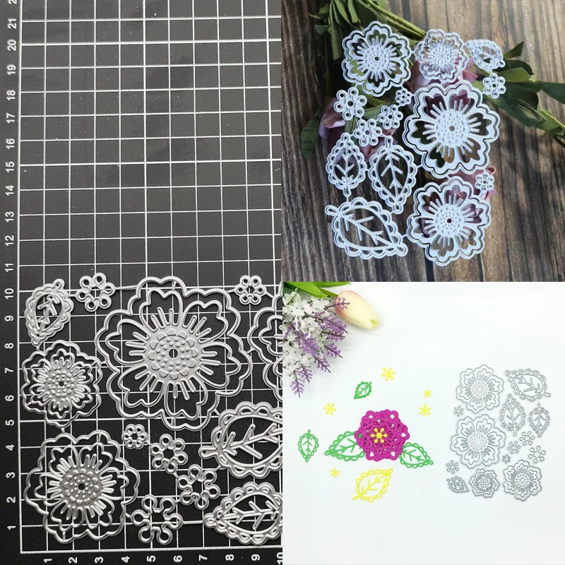 Flower Leaf Metal Cutting Dies Stencils For DIY Scrapbooking Decorative Embossing Handcraft Template
Flower Leaf Metal Cutting Dies Stencils For DIY Scrapbooking Decorative Embossing Handcraft Template