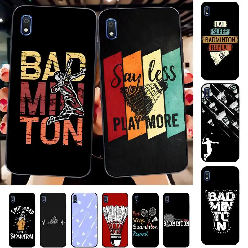 

Badminton Sport Phone Case For Samsung A 10 11 12 13 20 21 22 30 31 32 40 51 52 53 70 71 72 73 91 13 shell