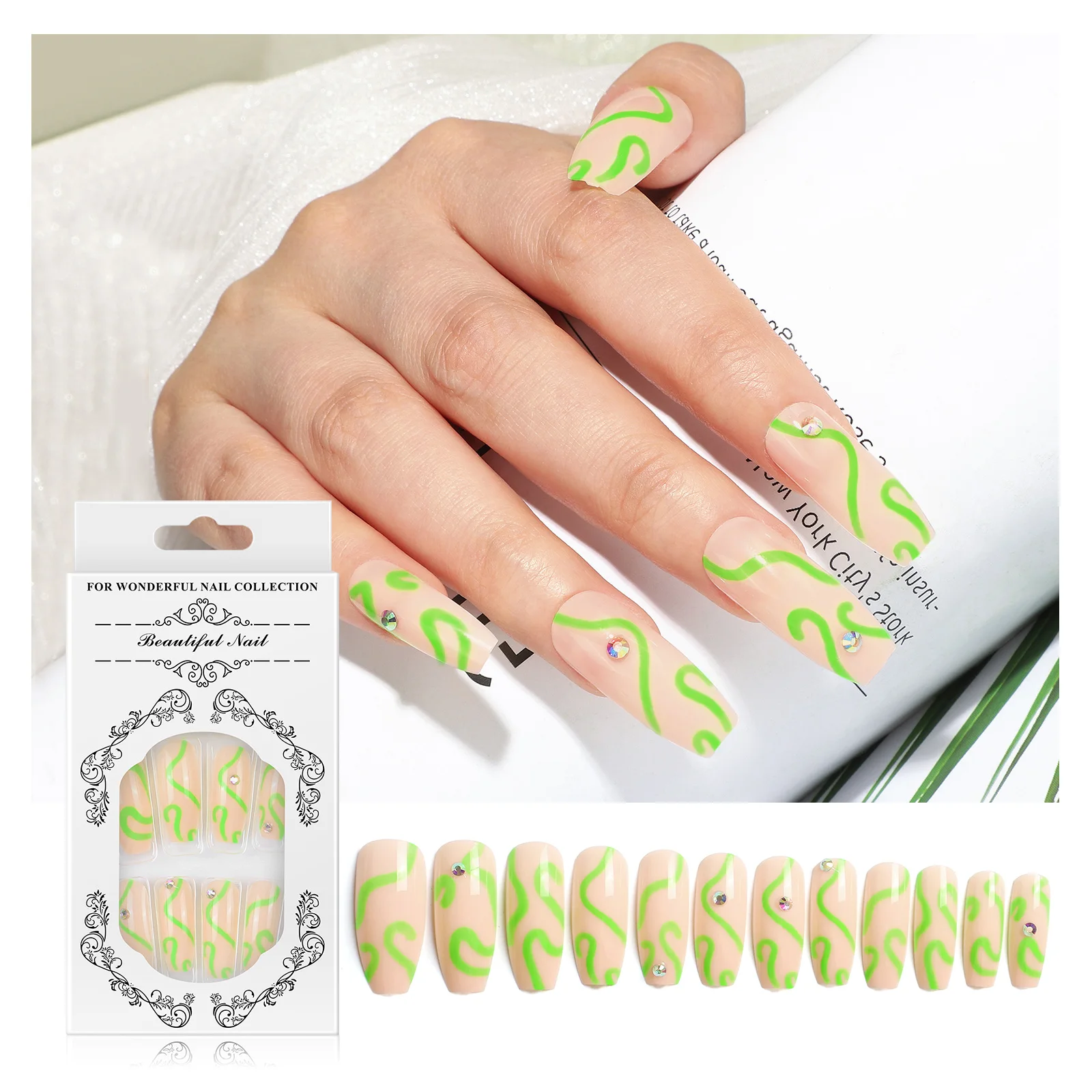 Накладные ногти COSCELIA для французского маникюра, накладные ногти, накладные ногти с полным покрытием, накладные ногти с клеем для искусствен...
Накладные ногти COSCELIA для французского маникюра, накладные ногти, накладные ногти с полным покрытием, накладные ногти с клеем для искусствен...