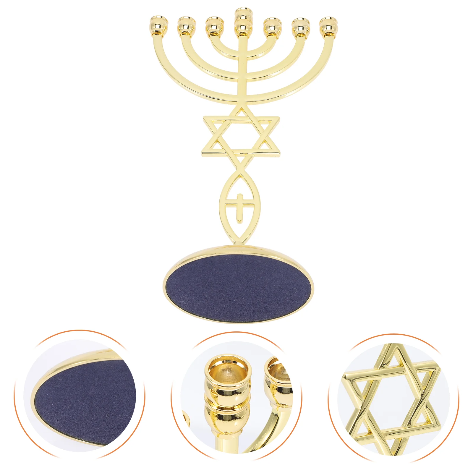 Jerusalem Temple Candle Holder 7 Branch Candle Sticks Cross Star Jewish Israel Hanukkah Chanukah Menorah Candle Stand
Jerusalem Temple Candle Holder 7 Branch Candle Sticks Cross Star Jewish Israel Hanukkah Chanukah Menorah Candle Stand