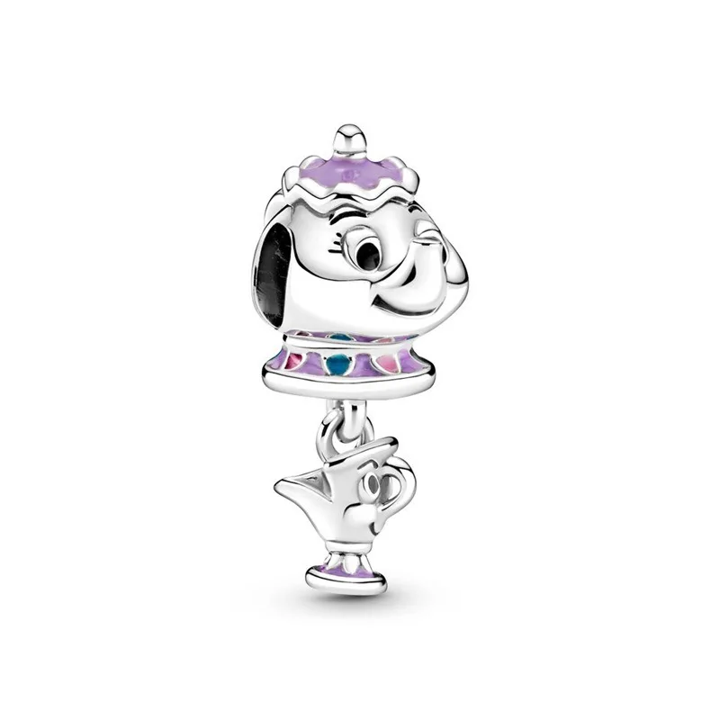 Pan S925 Silver Bead Beauty, Mrs. Beast Teapot and Archie String Charm Pandora DIY Beads
Pan S925 Silver Bead Beauty, Mrs. Beast Teapot and Archie String Charm Pandora DIY Beads