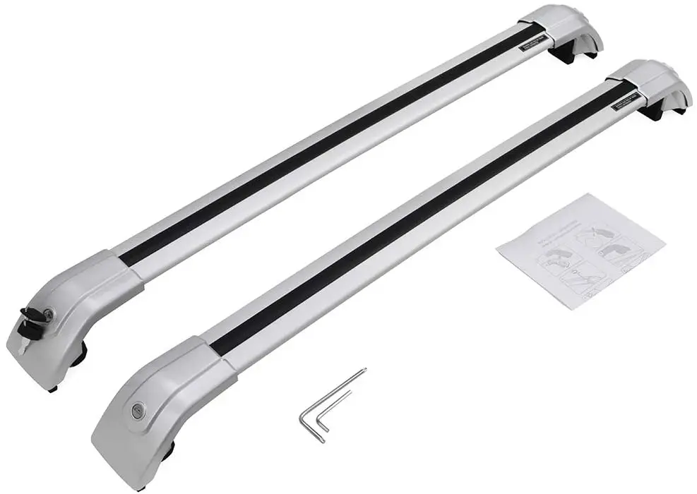 2Pcs Aluminium Crossbar Cross Bar Roof Top Rail Rack Luggage Cargo Carrier Fit for Mitsubishi- Outlander PHEV 2013-2020 - Silver
2Pcs Aluminium Crossbar Cross Bar Roof Top Rail Rack Luggage Cargo Carrier Fit for Mitsubishi- Outlander PHEV 2013-2020 - Silver