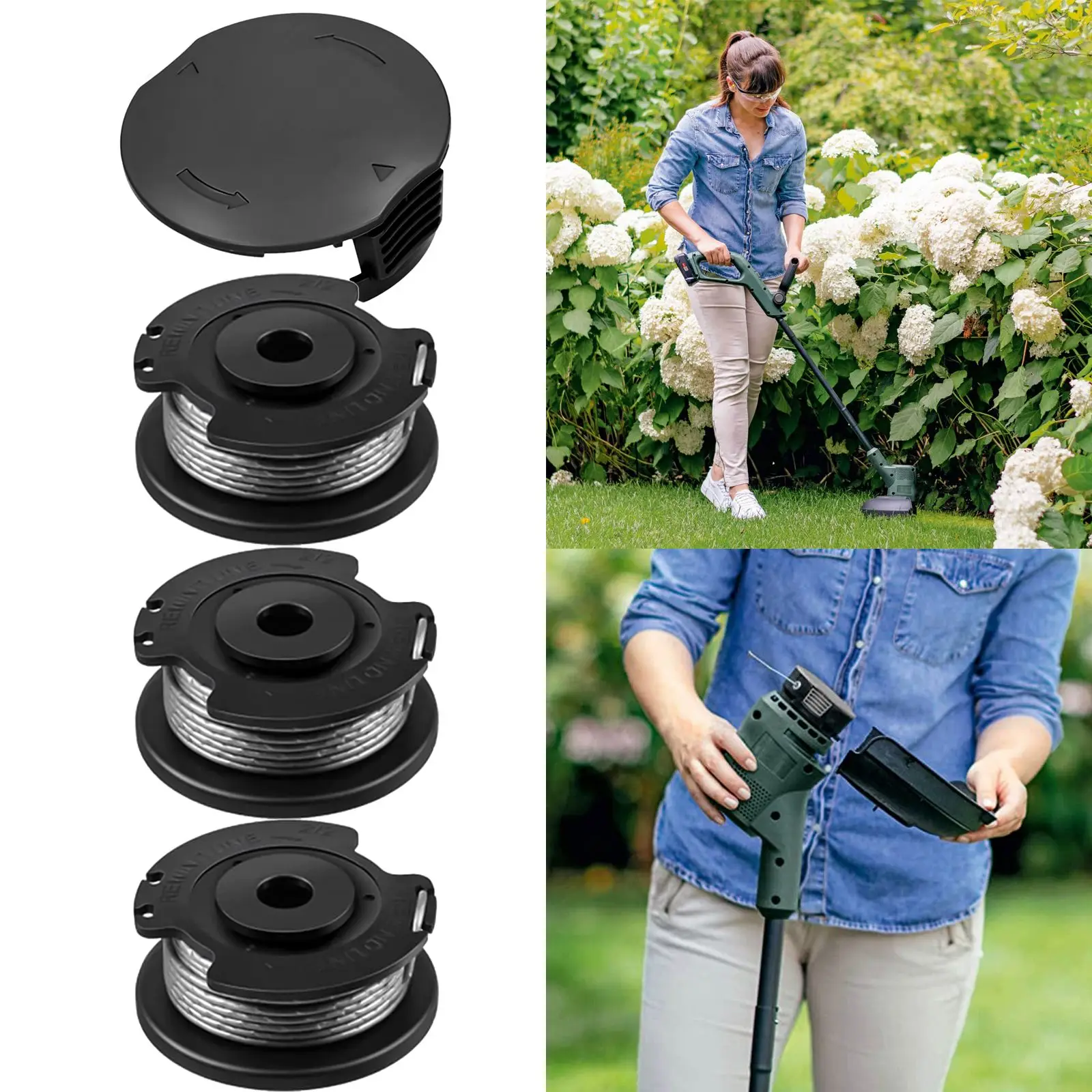Grass Line Spool Cover Set For Bosch EasyGrassCut 18-230, EasyGrassCut 18-26 EasyGrassCut 18-260 EasyGrassCut 23 EasyGrassCu
Grass Line Spool Cover Set For Bosch EasyGrassCut 18-230, EasyGrassCut 18-26 EasyGrassCut 18-260 EasyGrassCut 23 EasyGrassCu