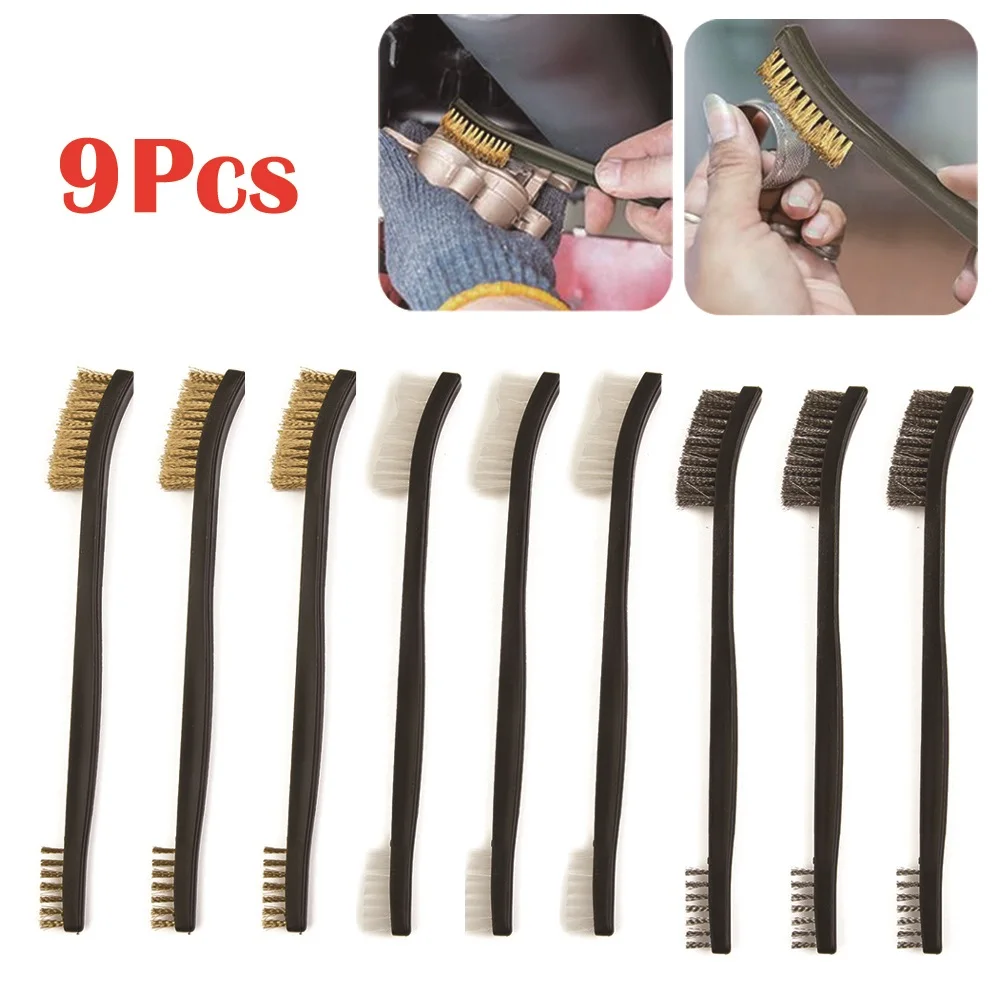 Hand Tools Wire Brushes Remove Loose Paint Screw Threads Stainless Steel 17cm Brass Clean Cutting Tools Durable
Hand Tools Wire Brushes Remove Loose Paint Screw Threads Stainless Steel 17cm Brass Clean Cutting Tools Durable