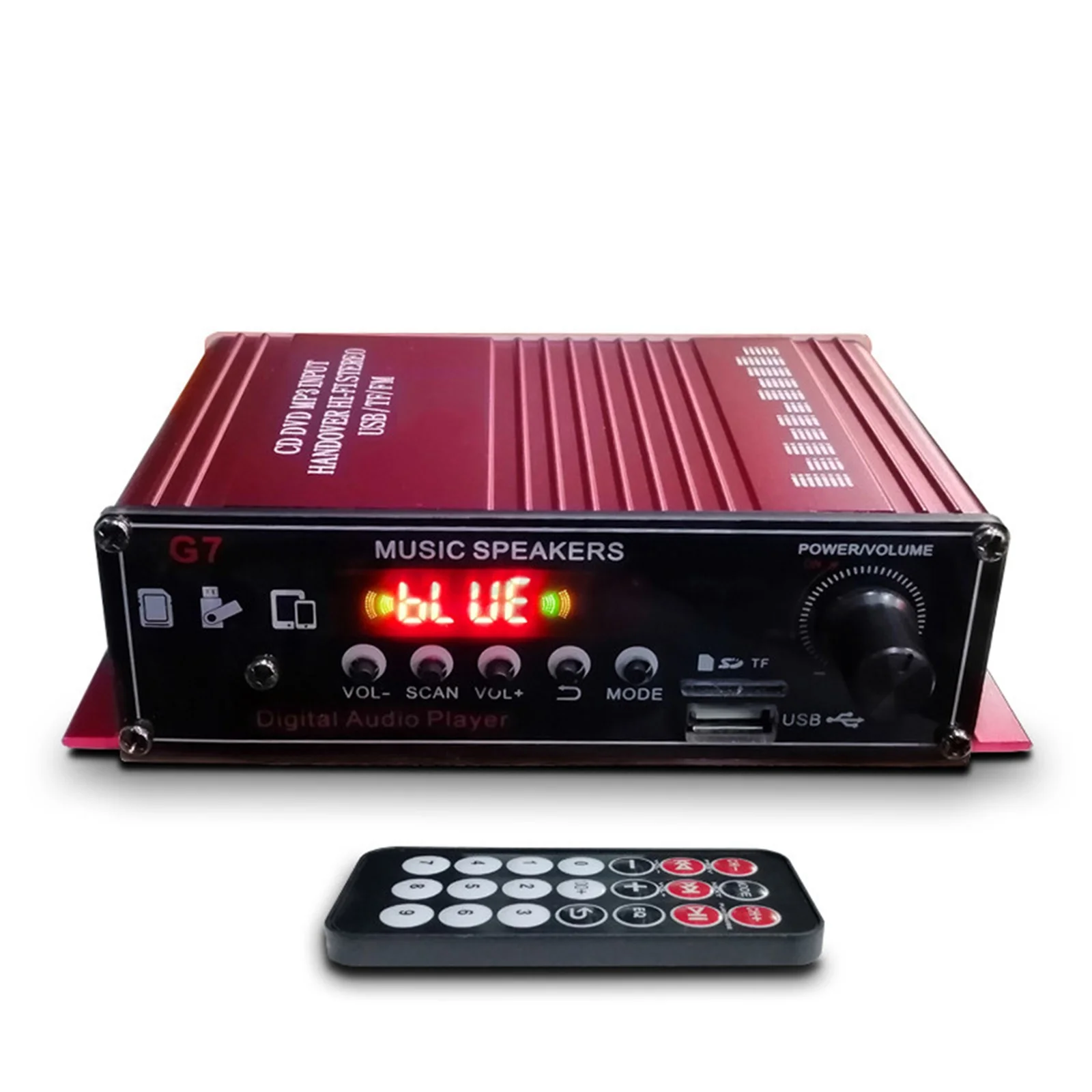 Автомобильный Bluetooth-усилитель, 400 Вт, FM, USB, SD, с дистанционным управлением, 2-канальный Hi-Fi-стереоусилитель
Автомобильный Bluetooth-усилитель, 400 Вт, FM, USB, SD, с дистанционным управлением, 2-канальный Hi-Fi-стереоусилитель