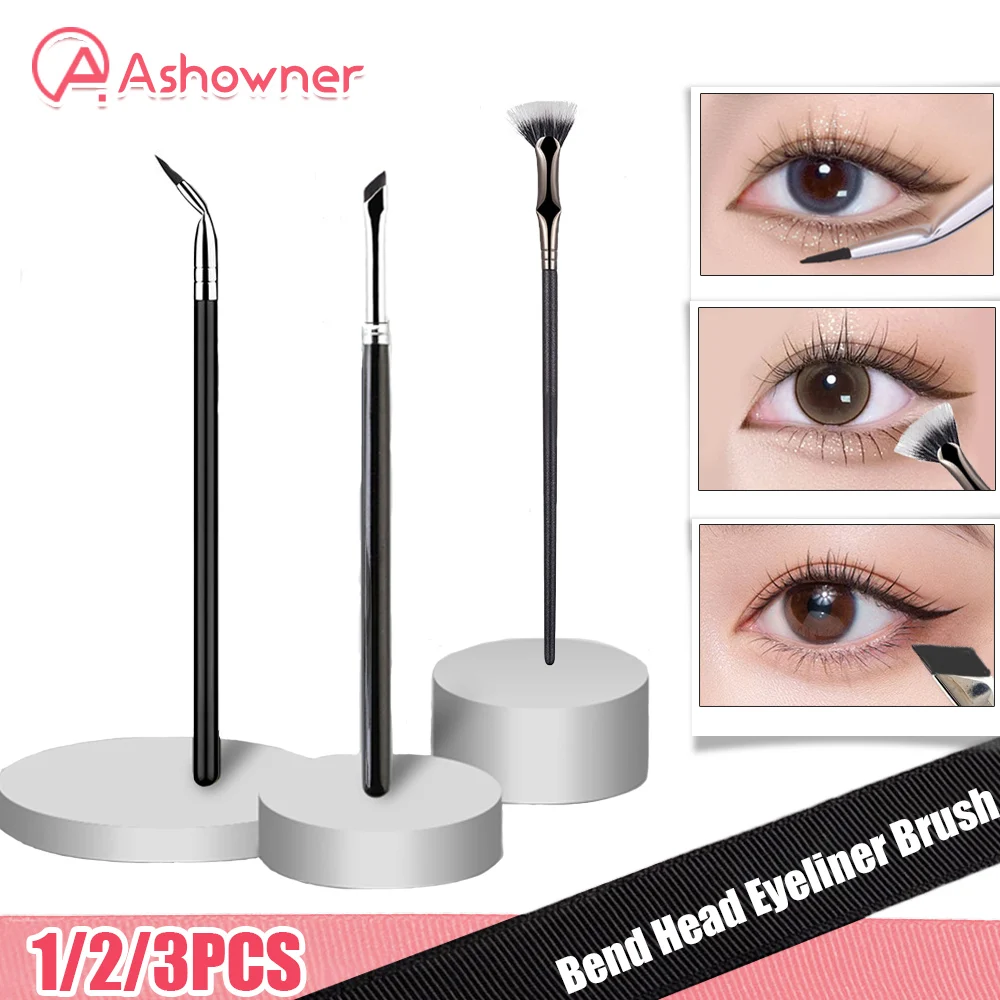 1/2/3PCS Bend Head Eyeliner Brush Eye Detail Makeup Brush Under Eyes Tear Trough Concealer Brush Women Fine Outline Liner Tools
1/2/3PCS Bend Head Eyeliner Brush Eye Detail Makeup Brush Under Eyes Tear Trough Concealer Brush Women Fine Outline Liner Tools