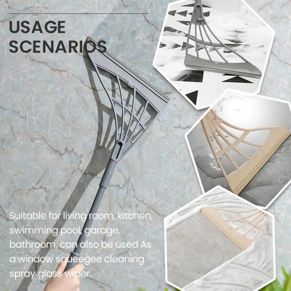 Non-stick 1 Set for Floor Silicone Sweeper Window Scraper Removable Wiper Hand Push Broom Pet Hair Sweeping
Non-stick 1 Set for Floor Silicone Sweeper Window Scraper Removable Wiper Hand Push Broom Pet Hair Sweeping