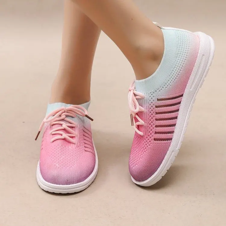 Женские сетчатые кроссовки, Вулканизированная подошва, разные цвета, модная простая обувь на весну и осень
Женские сетчатые кроссовки, Вулканизированная подошва, разные цвета, модная простая обувь на весну и осень