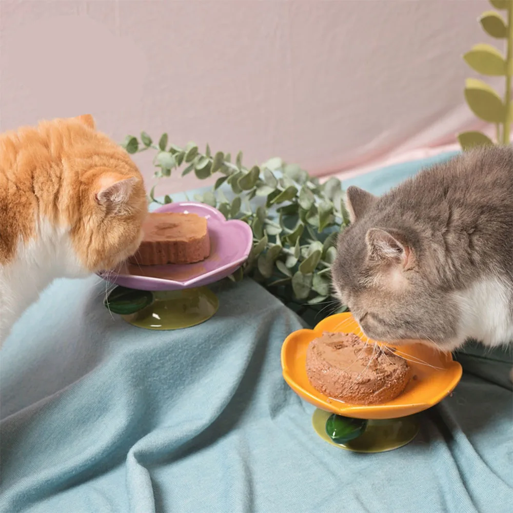 Cute Flower Shape Cat Bowl High Quality Ceramics Cat Bowl Pet Supplies Cat Food And Water Feeder Cat Accessories Pet
Cute Flower Shape Cat Bowl High Quality Ceramics Cat Bowl Pet Supplies Cat Food And Water Feeder Cat Accessories Pet