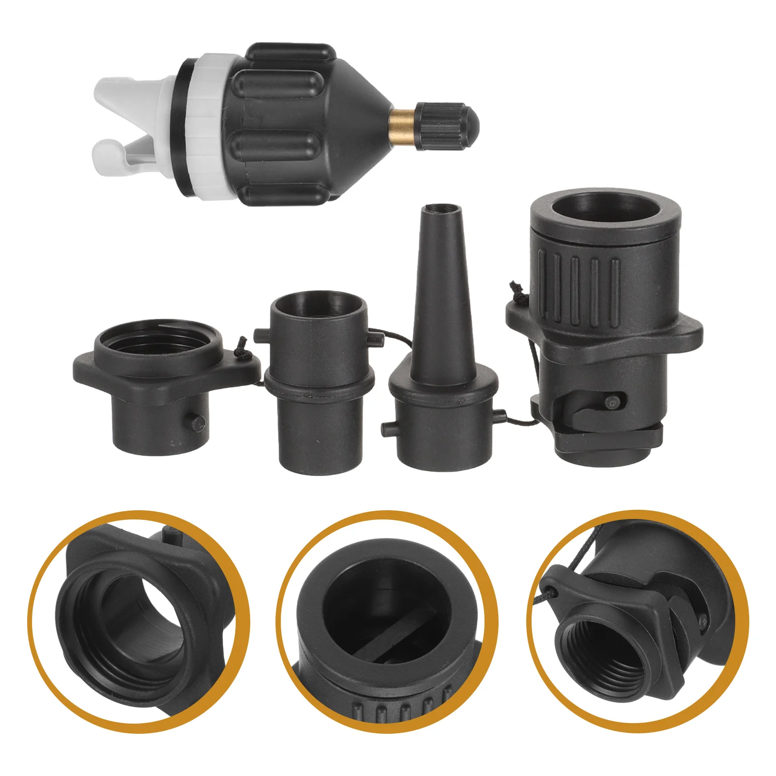 1 Set Kayak Inflatable Valve Adapter Air Pump Replacement Nozzles Inflatable Parts
1 Set Kayak Inflatable Valve Adapter Air Pump Replacement Nozzles Inflatable Parts