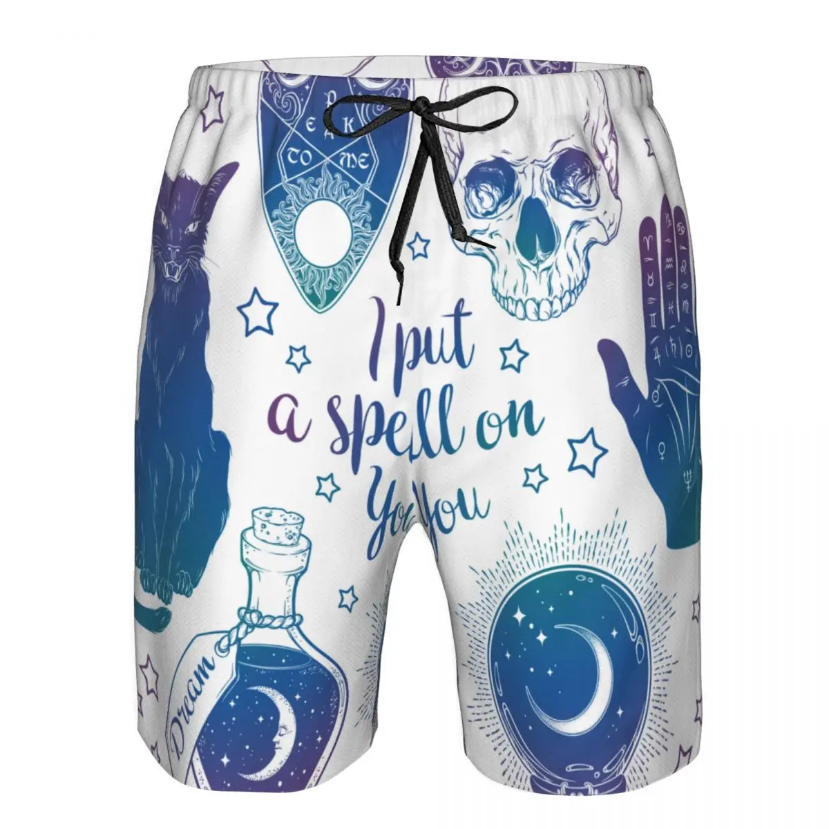 Summer Men Swimwear Breathable Quick Dry Trunks Boho Chic Skull Palmistry Crystal Ball Beach Shorts for Running Training Surfing
Summer Men Swimwear Breathable Quick Dry Trunks Boho Chic Skull Palmistry Crystal Ball Beach Shorts for Running Training Surfing