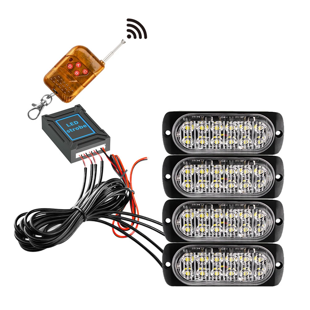 High Quality Brand New Car Pickup Strobe Light 12V 16 Mode Side Lights Beacon Strobe Lights Flashing Lights Mid-grid
High Quality Brand New Car Pickup Strobe Light 12V 16 Mode Side Lights Beacon Strobe Lights Flashing Lights Mid-grid