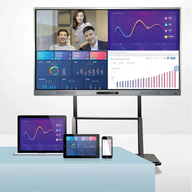 Unique design 65 inch Display touch panel IR Screen Digital Flat Panel With Mobile Stand
Unique design 65 inch Display touch panel IR Screen Digital Flat Panel With Mobile Stand