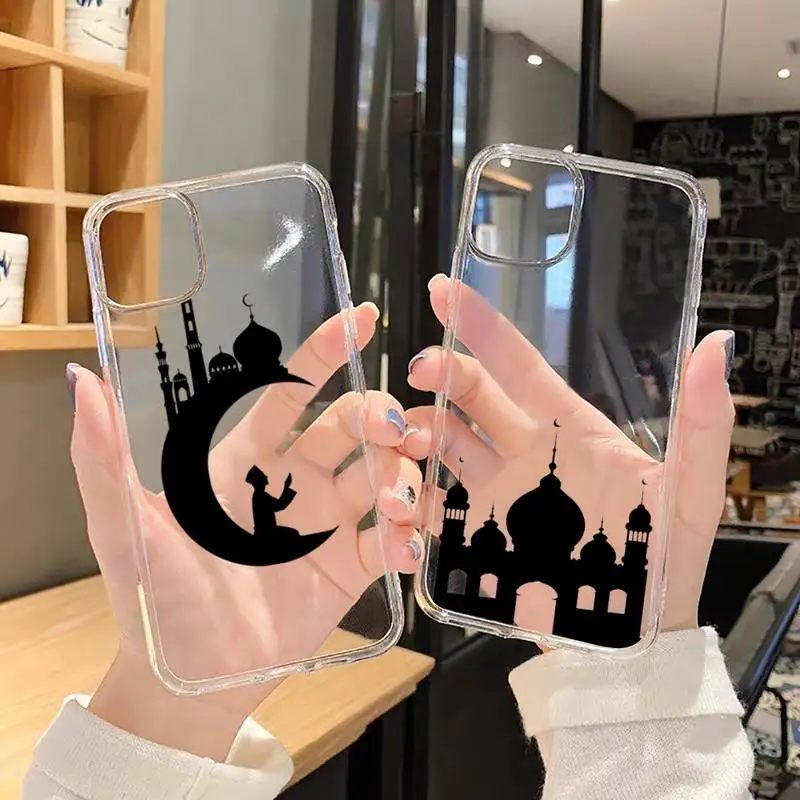 Muslim mosque Moon Phone Case Transparent soft For iphone 12 11 13 7 8 6 s plus x xs xr pro max mini
Muslim mosque Moon Phone Case Transparent soft For iphone 12 11 13 7 8 6 s plus x xs xr pro max mini