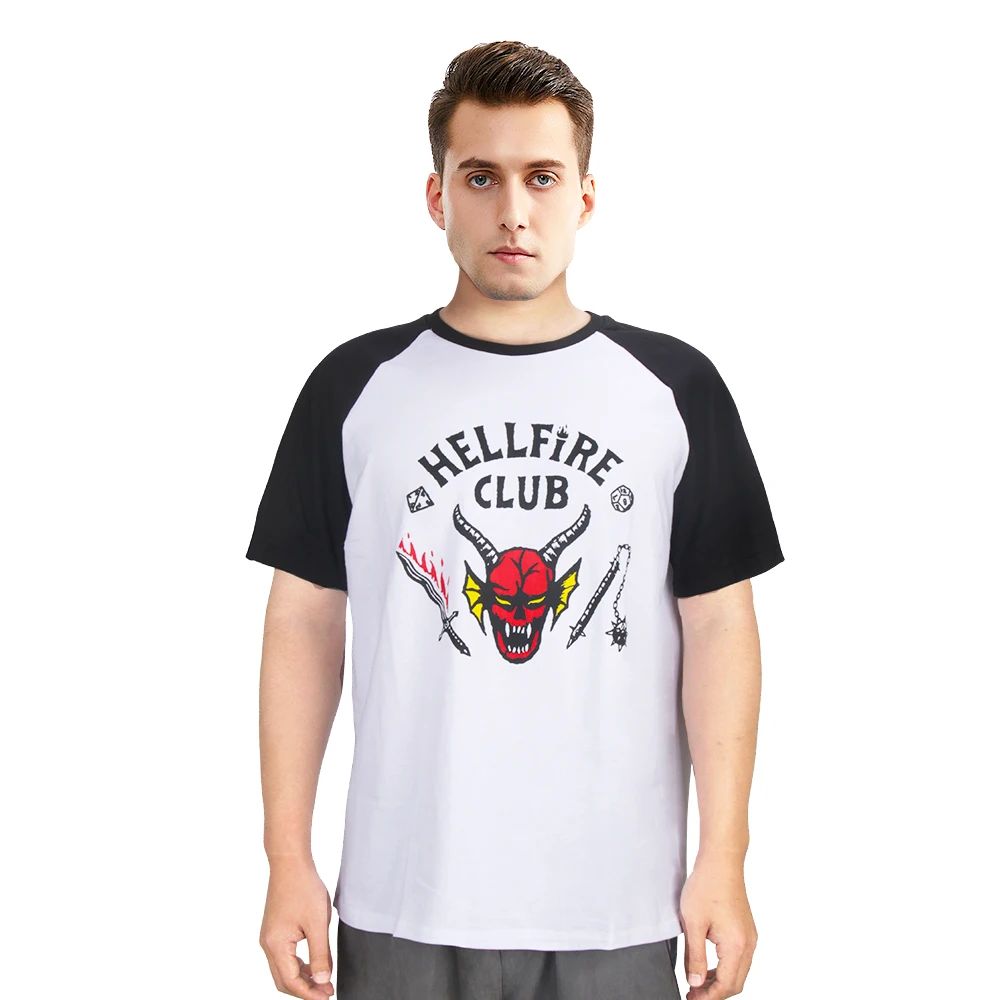 Stranger Things 4 T-Shirt Costume for Adults Dustin's Short Sleeve Stranger Things Season 4 HELLFIRE CLUB Cosplay Tee
Stranger Things 4 T-Shirt Costume for Adults Dustin's Short Sleeve Stranger Things Season 4 HELLFIRE CLUB Cosplay Tee