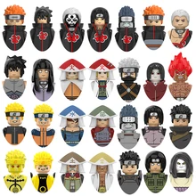 Naruto Mini Building Block Anime Action Figures Heads Assembly Kids Toys KDL801 KDL802 KDL803 KDL804 KDL806 KDL807 KDL810 KDL811