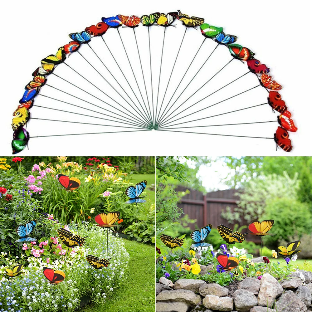 Garden Decor Butterfly Stakes PVC Party Patio 50PCS Varied Colourful Waterproof DIY Wedding Outdoor Art Durable
Garden Decor Butterfly Stakes PVC Party Patio 50PCS Varied Colourful Waterproof DIY Wedding Outdoor Art Durable