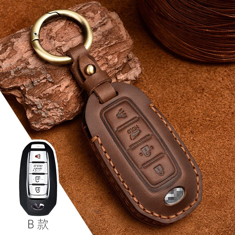 Подходит для 24 моделей ключей Infiniti qx50 q50l qx60 посылка qx55 из натуральной кожи q50 buckle qx80 shell
Подходит для 24 моделей ключей Infiniti qx50 q50l qx60 посылка qx55 из натуральной кожи q50 buckle qx80 shell